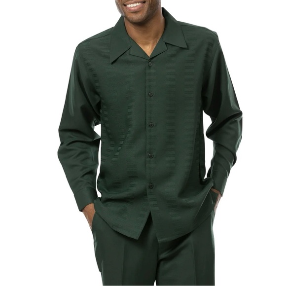 Montique Other - Montique From Suits and More Walking Suit, 2 Piece, Long Sleeve Button Down, Md